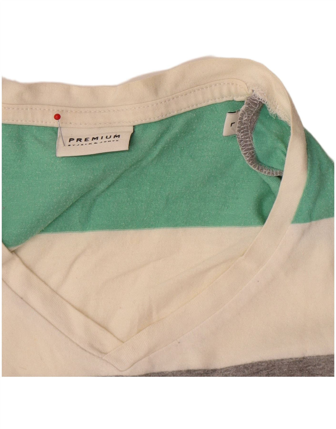 Jack & Jones Hombre Camiseta Top Large Multicolor Rayas