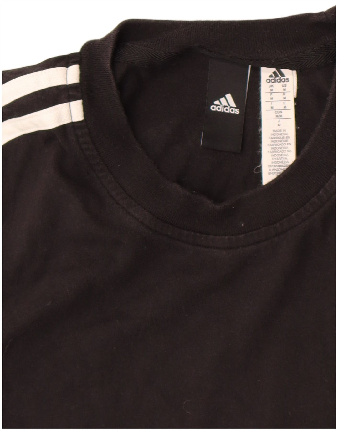 Camiseta Adidas Hombre Top Medium Negro Algodón