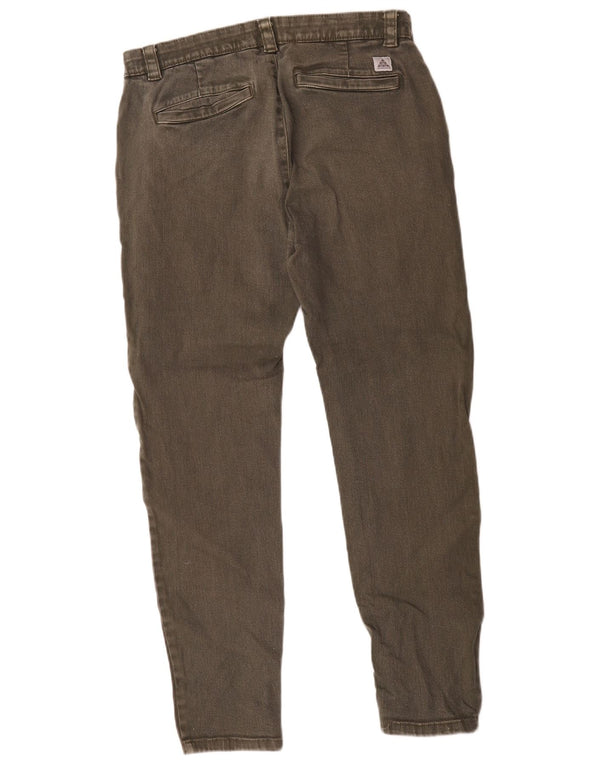 Zara Jeans cónicos para hombre EU 42 Large W32 L28 Caqui