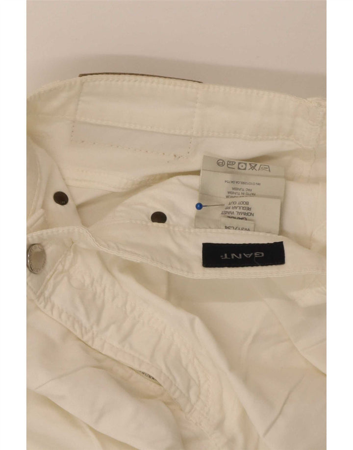 Gant Vaqueros Rectos Mujer W31 L34 Algodón Blanco