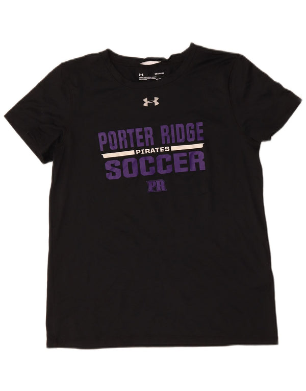 Under Armour - Camiseta gráfica para mujer, talla 40, talla M, color negro