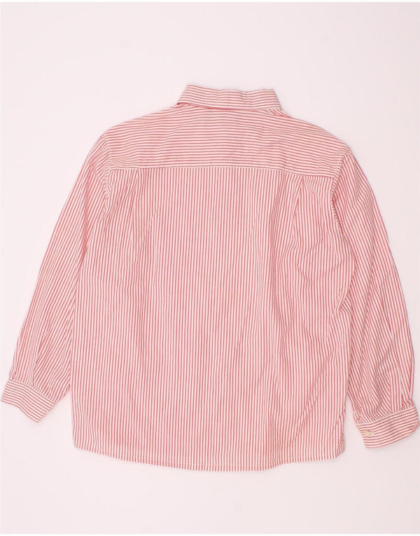 Trussardi Camisa bebé niño 7-8 años Algodón Rayas Rosa