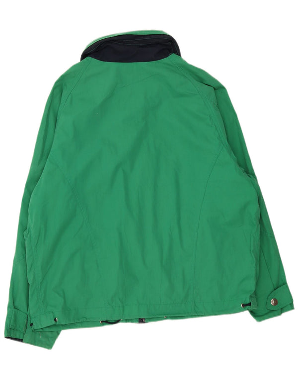 Roy Rogers Chaqueta cortavientos para hombre UK 40 Grande Verde Colorblock Algodón
