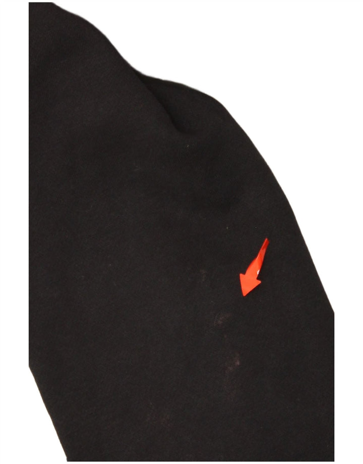 NIKE Sudadera con capucha y cremallera Air Graphic para niños 13-14 años XL Negro Colorblock