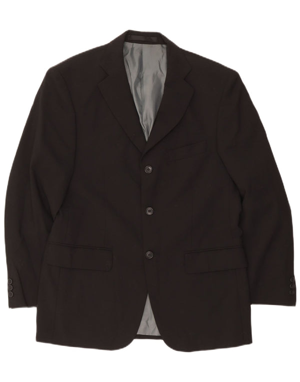 Marks & Spencer Chaqueta tipo blazer corta de 3 botones para hombre UK 38 Medium Black