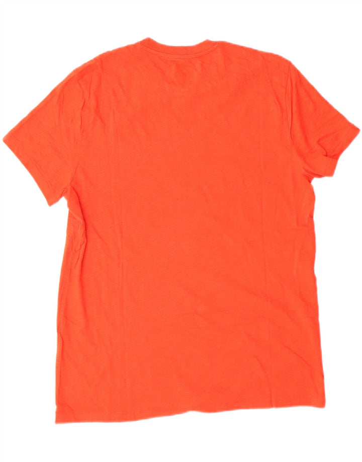 Maui and Sons Camiseta gráfica para hombre Top Algodón naranja medio