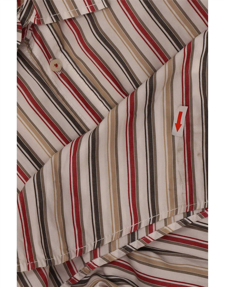 Camisa de manga corta para hombre Camel Active Rayas medianas multicolores