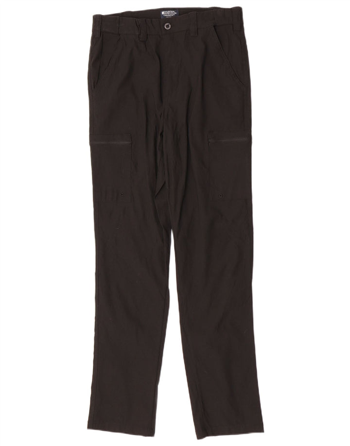 Pantalones cargo ajustados para hombre de Mountain Warehouse W30 L30 Nylon negro