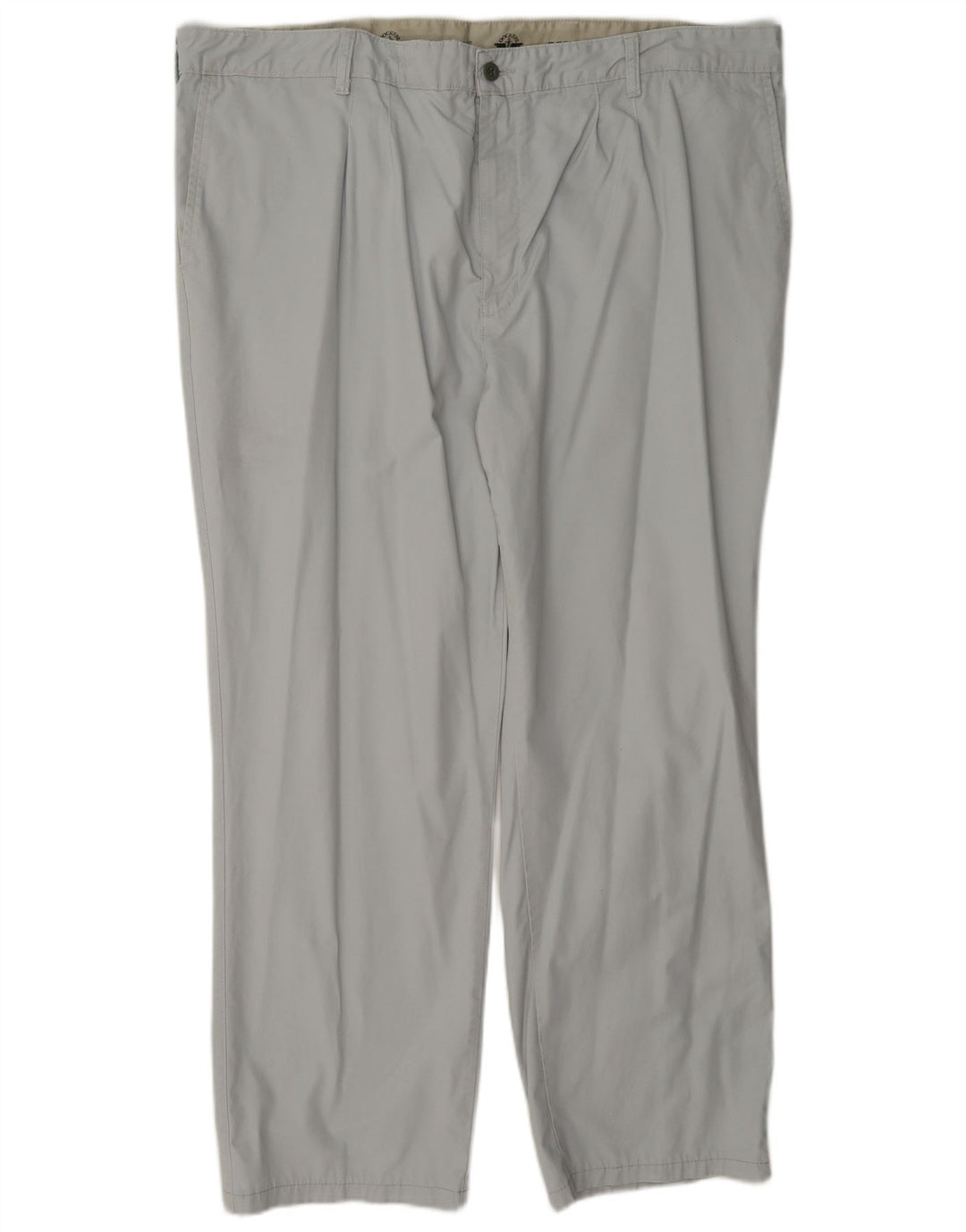Dockers Pantalón chino con pinzas para hombre W42 L29 Gris