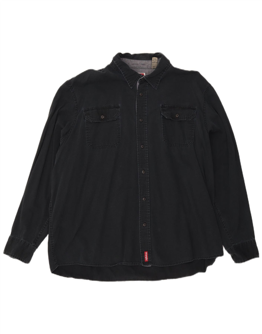Wrangler Camisa Hombre 2XL Azul Marino Algodón