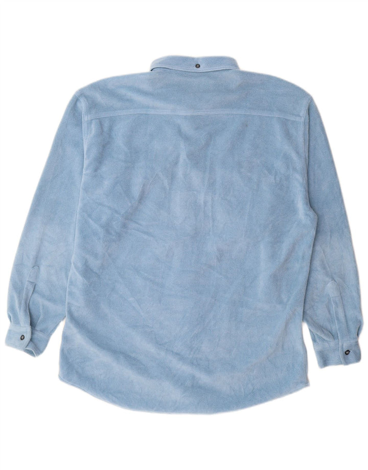 FILA Camisa polar para hombre IT 52/54 Poliéster azul grande