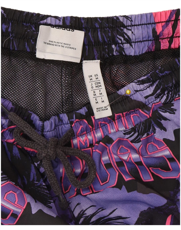 Adidas - Bañador gráfico para hombre, poliéster floral multicolor mediano