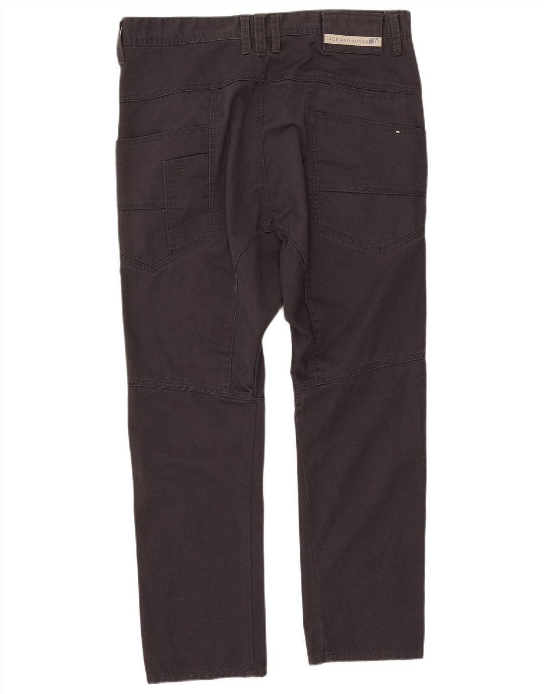 Jack & Jones Mens Slim Casual Pantalones W34 L25 Poliéster Negro