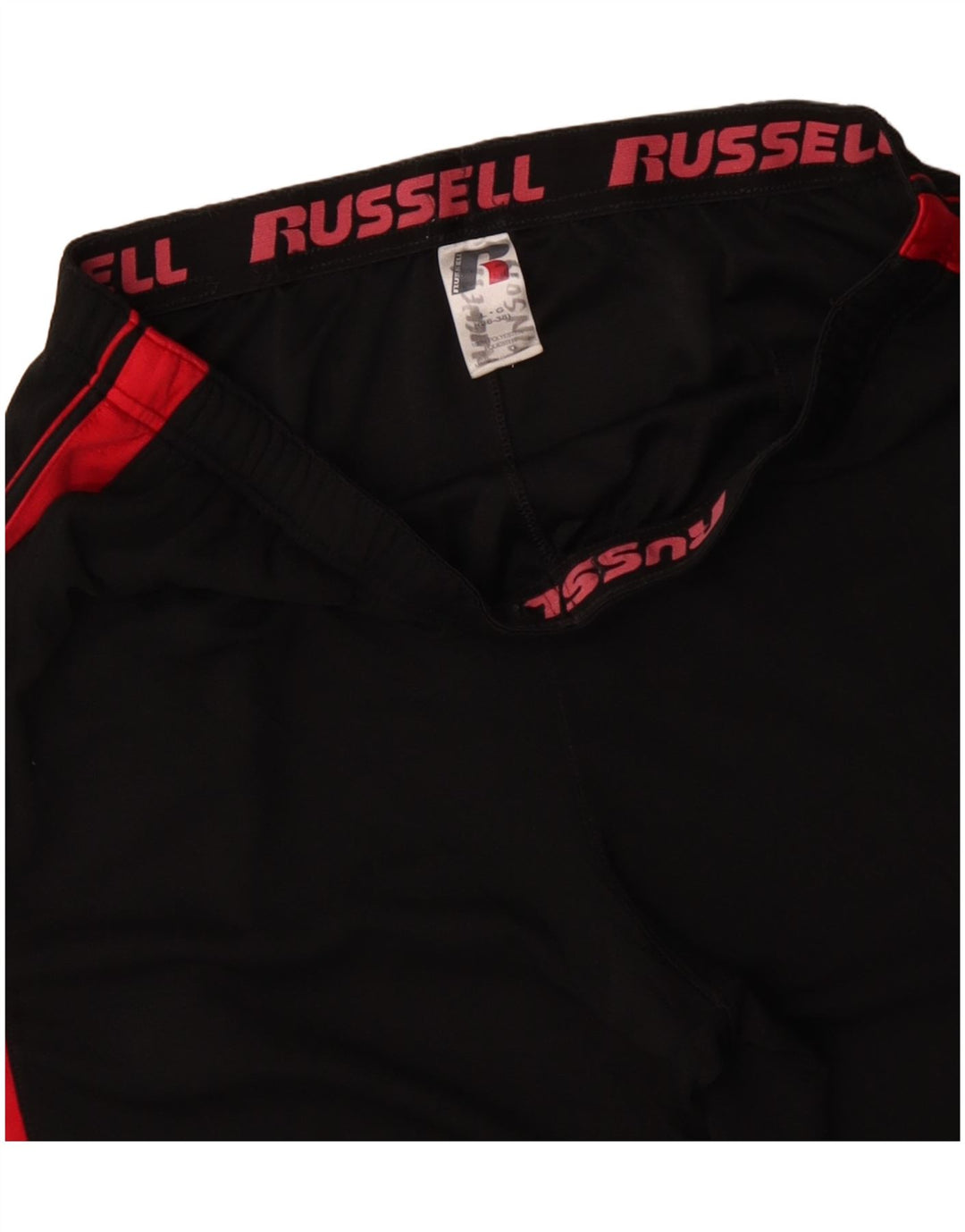 RUSSELL ATHLETIC Pantalones de chándal para hombre, talla grande, color negro