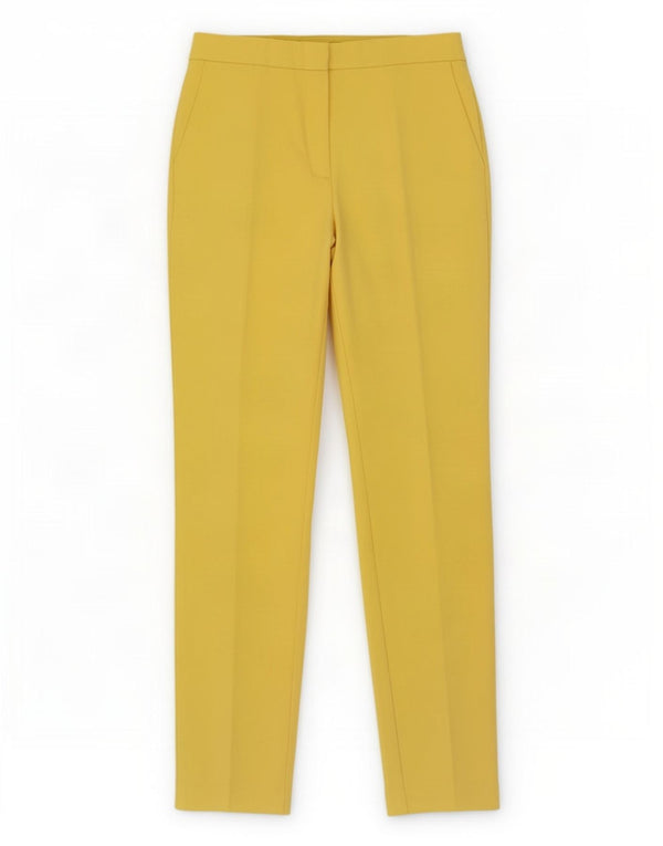 Zara Mujer Pantalón Chino Slim Medium W28 L27 Amarillo