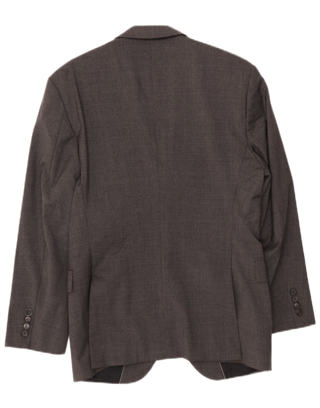 HUGO BOSS Chaqueta tipo blazer de 2 botones para hombre EU 48 Lana gris medio