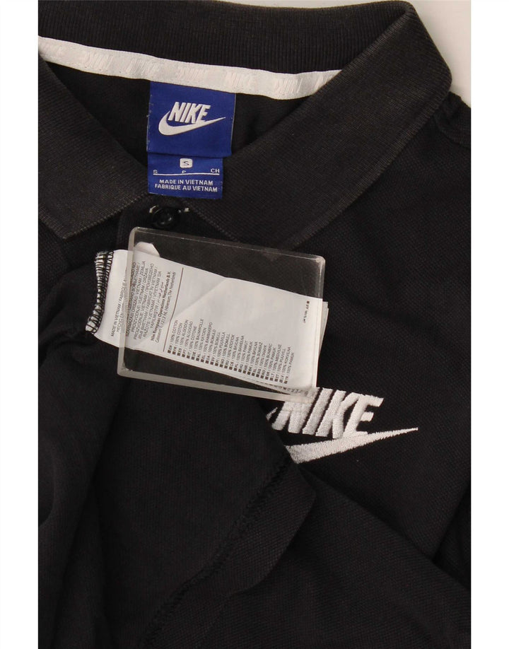 Polo Nike Hombre Pequeño Algodón Negro