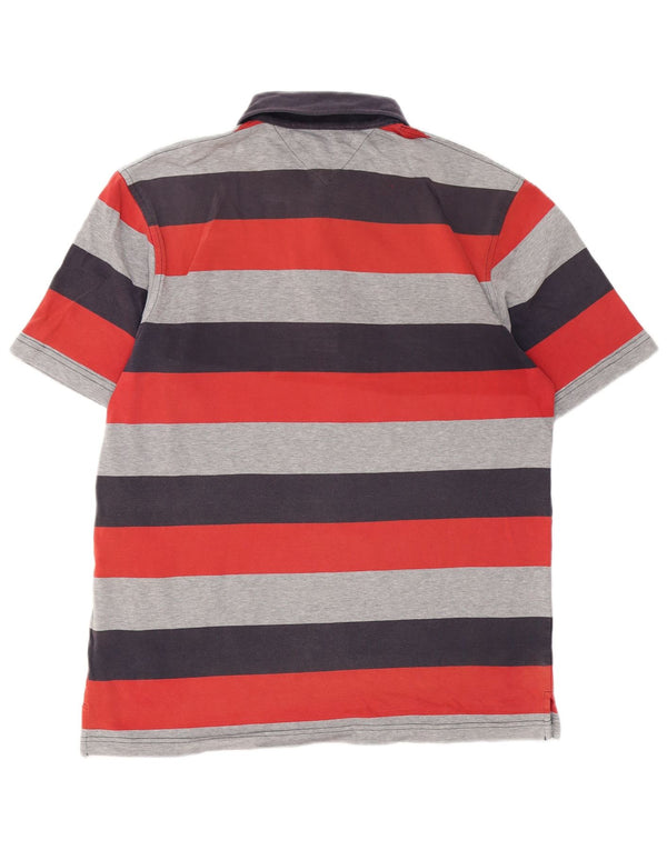 Tommy Hilfiger Polo para hombre de algodón a rayas multicolor grande