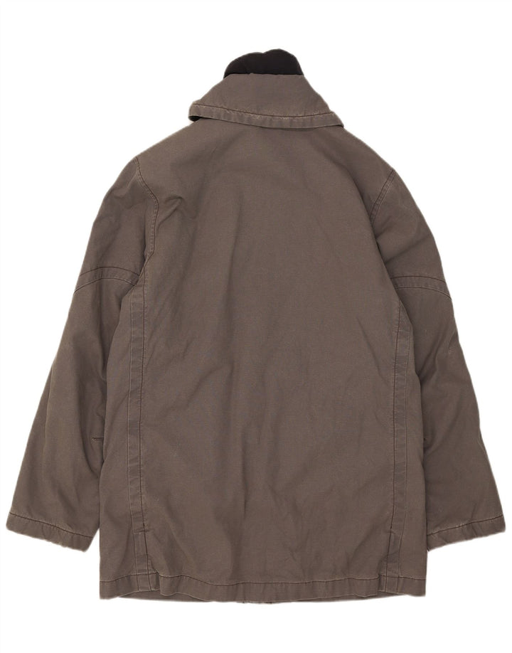 Murphy & Nye Chaqueta Parka para Hombre UK 38 Algodón Gris Medio