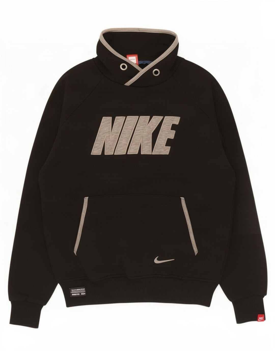 Nike Mens Graphic Sudadera Jumper Pequeño Negro