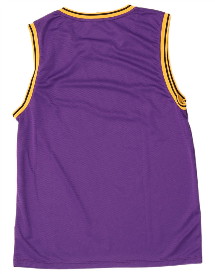 STARTER Hombre Graphic Vest Top Large Morado Colorblock Poliéster