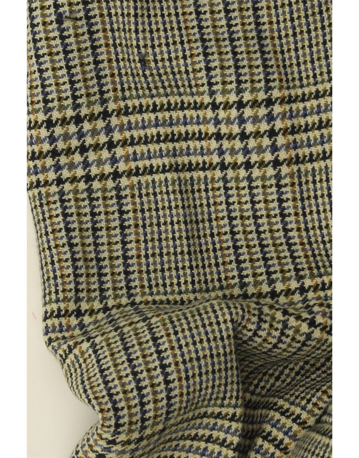 HUGO BOSS Chaqueta tipo blazer de 2 botones para hombre UK 40 Large Green Houndstooth