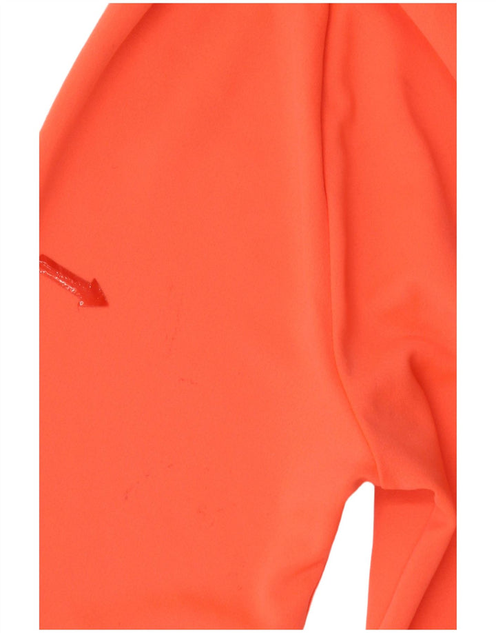 Nike Dri Fit Graphic Jersey Chándal para Mujer UK 10 Small Naranja