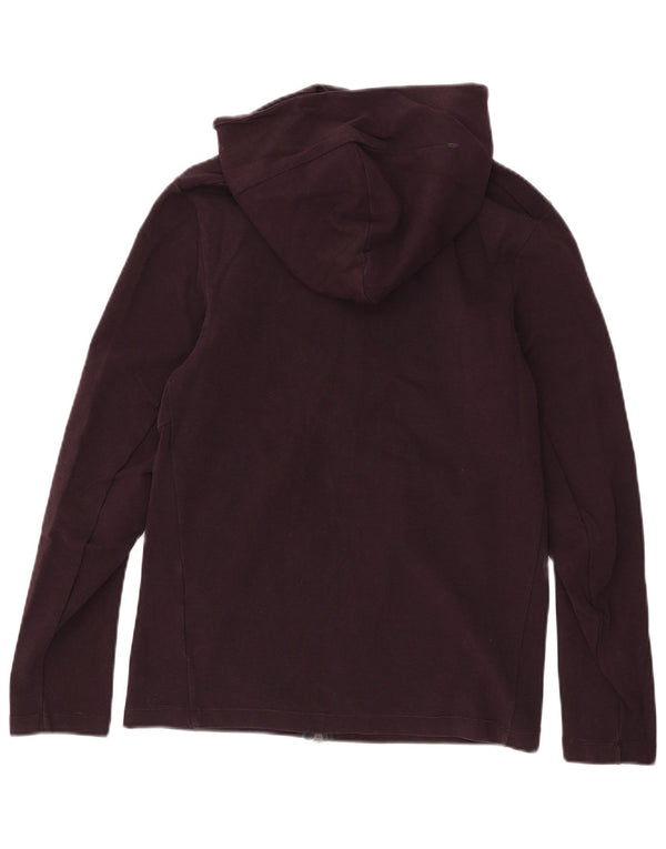 Nike Sudadera con capucha y cremallera para hombre XS Algodón burdeos