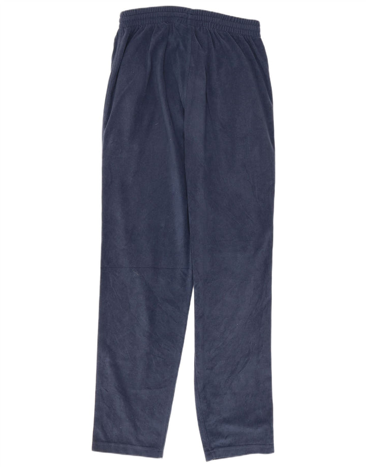 Diadora Pantalones de chándal de terciopelo para mujer UK 40 Mediano Azul marino Poliéster