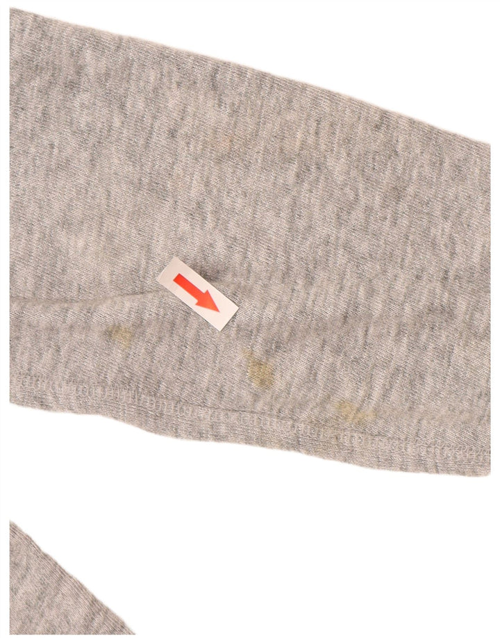 LEVI'S Sudadera gráfica para mujer Jumper UK 12 Algodón gris medio