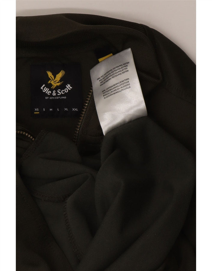 LYLE & SCOTT Chaqueta de chándal para mujer UK 6 XS Caqui Poliéster