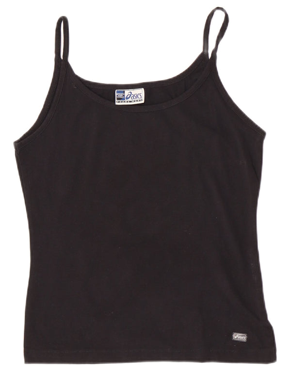 Asics Camiseta de tirantes regular para niñas 13-14 años Grande Algodón negro