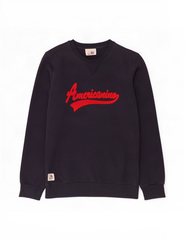 Americanino Sudadera Estampada Niñas Jersey 13-14 Años Azul Marino Algodón
