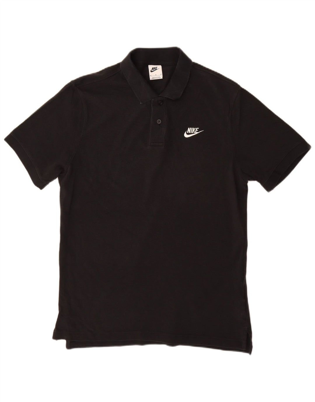 Polo Nike Hombre Algodón Negro Mediano