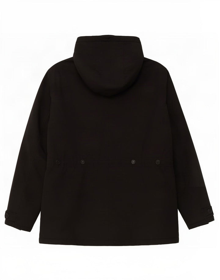 Levi's Chaqueta acolchada con capucha para hombre UK 40 Large Poliéster negro