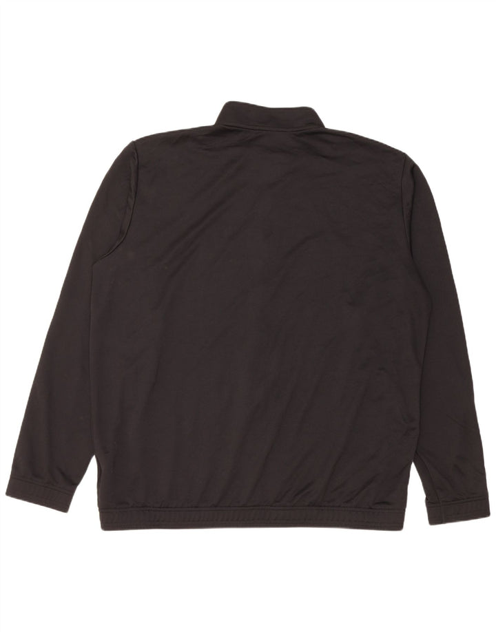 Adidas Hombre Aeroready Chándal Top Chaqueta 2XL Negro Poliéster