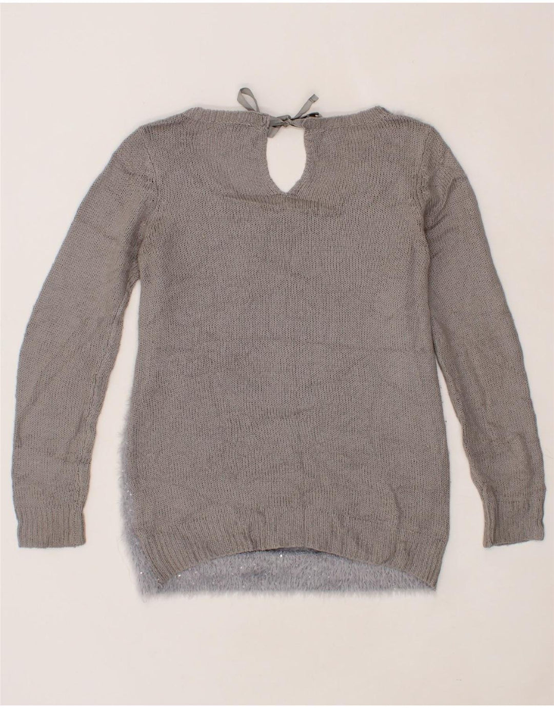 OASIS Womens Boat Neck Jumper Sweater UK 14 Medium Blue Colourblock Vintage Oasis and Second-Hand Oasis from Messina Hembry 