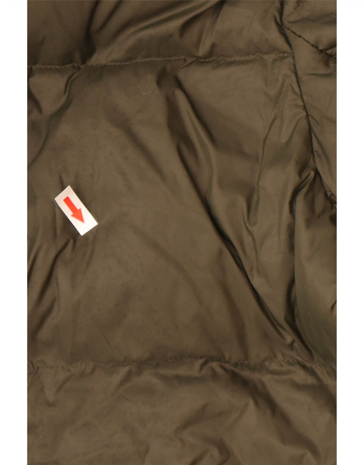 Barbour Chaqueta acolchada con capucha para hombre UK 42 XL Poliamida caqui