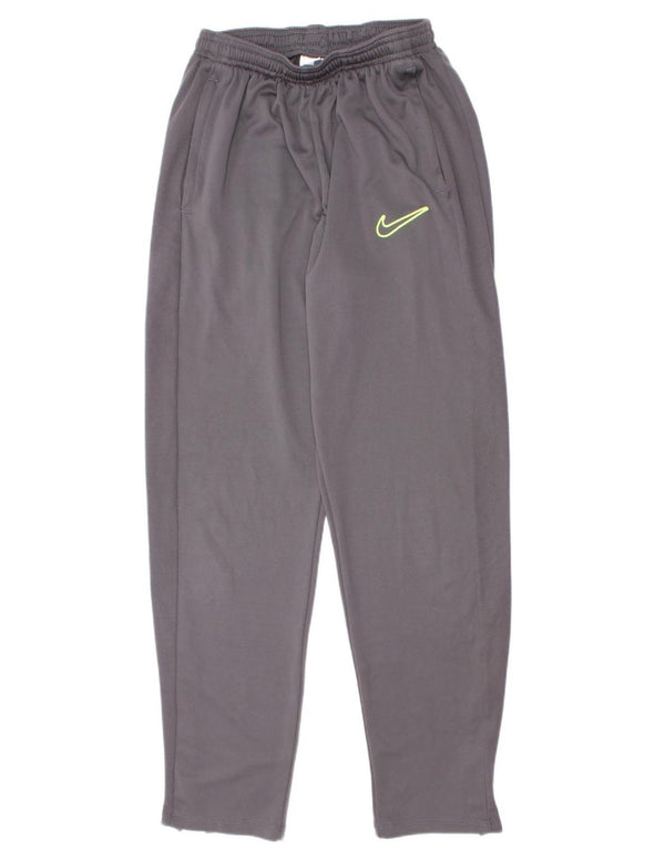Nike Pantalones de chándal Dri Fit para niños 13-14 años W27 L27 Gris Poliéster