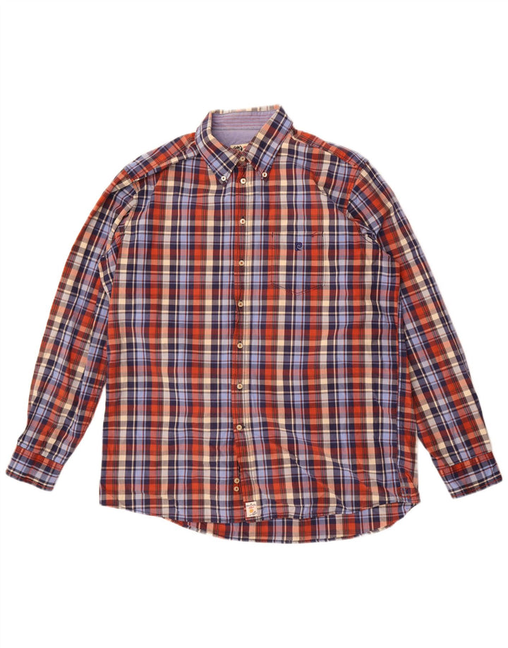 Pierre Cardin Camisa Hombre XL Cuadros Multicolor