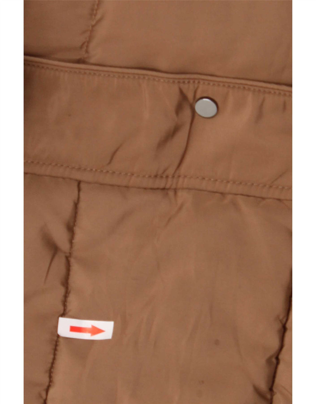 Hobbs Abrigo acolchado para mujer UK 8 Small Marrón Colorblock Poliéster
