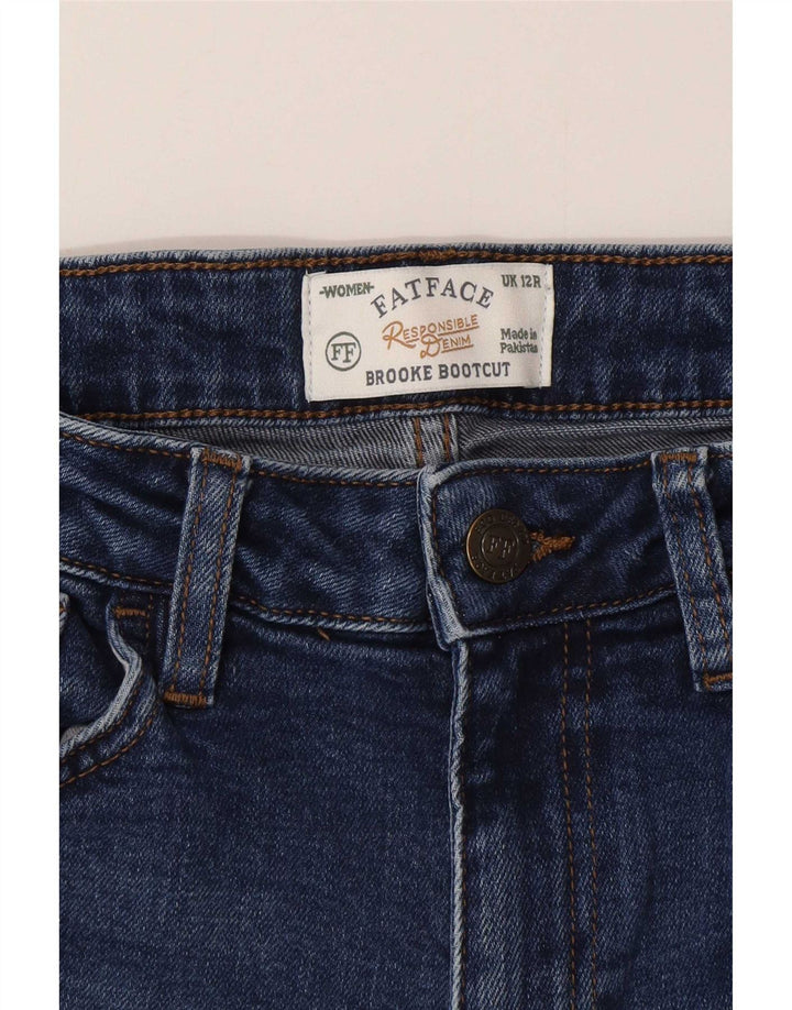 Vaqueros con corte bota Brooke para mujer de Fat Face UK 12 Medium W28 L29 Algodón azul