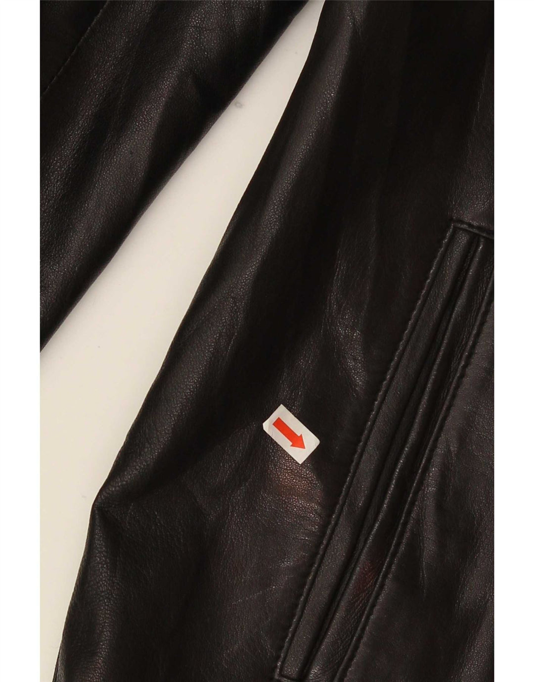 Lavorazione Artigiana Chaqueta de cuero para mujer IT 44 Medium Black Classic