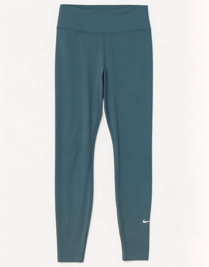 Nike Leggings Dri Fit para mujer UK 8 Pequeño Poliéster azul