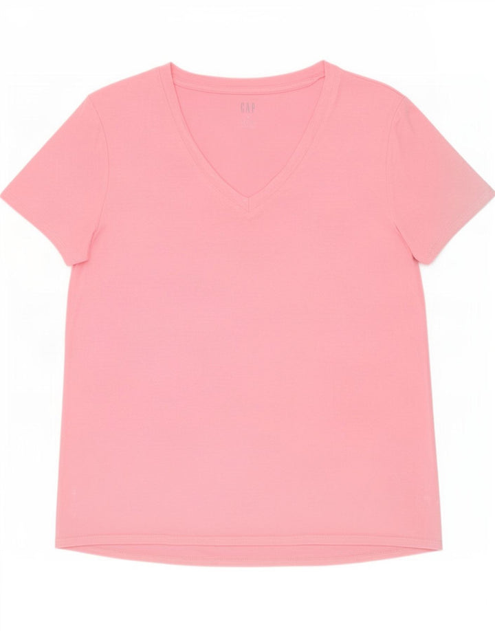Gap Camiseta para mujer Top UK 10 Small Pink Rayon