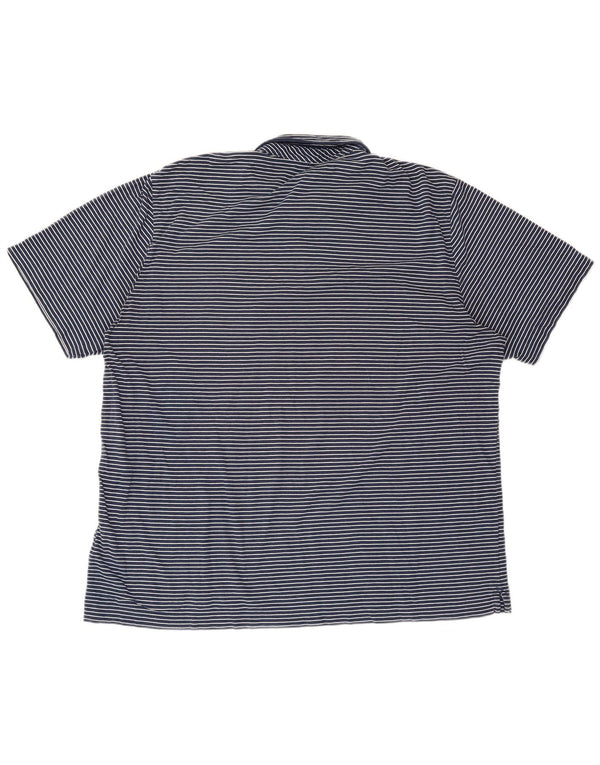 VINEYARD VINES Polo de corte clásico para hombre XL Algodón a rayas azul marino
