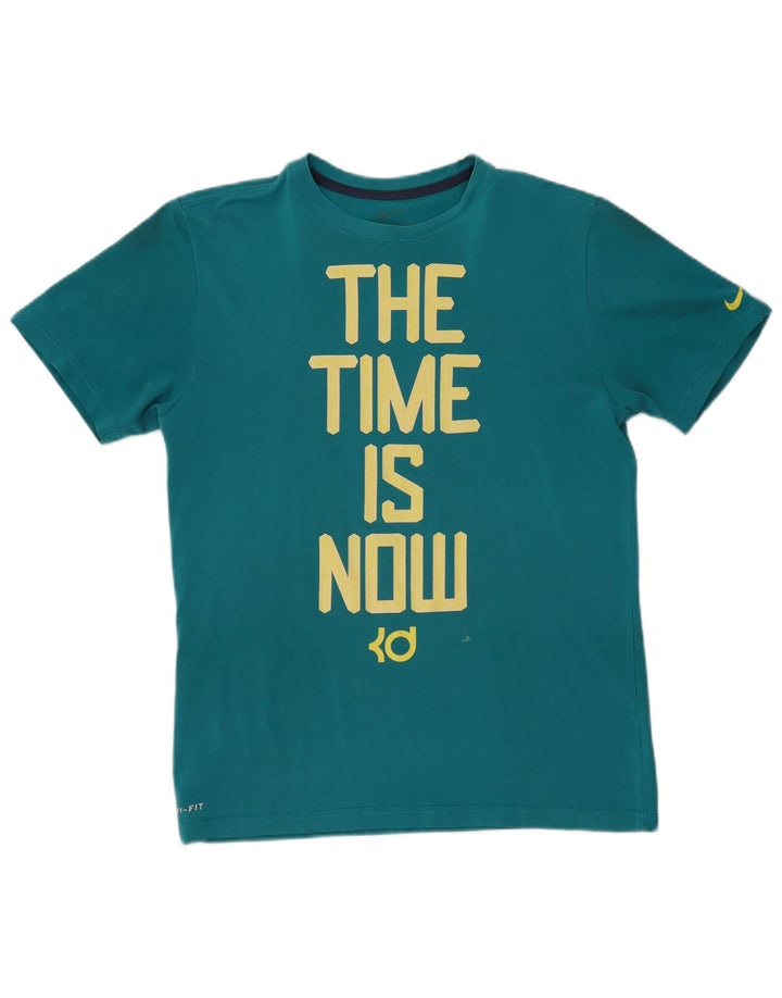 Camiseta Nike Dri Fit Graphic para hombre, color turquesa medio