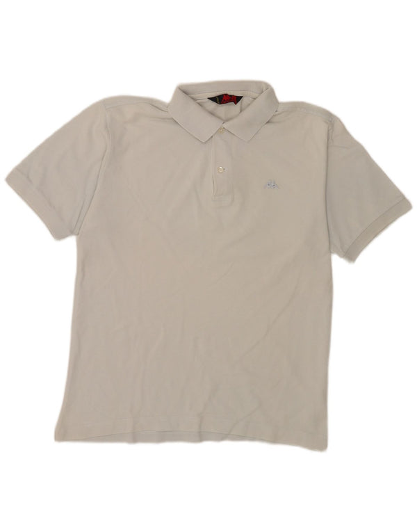 Polo Kappa Hombre Algodón Blanco Mediano