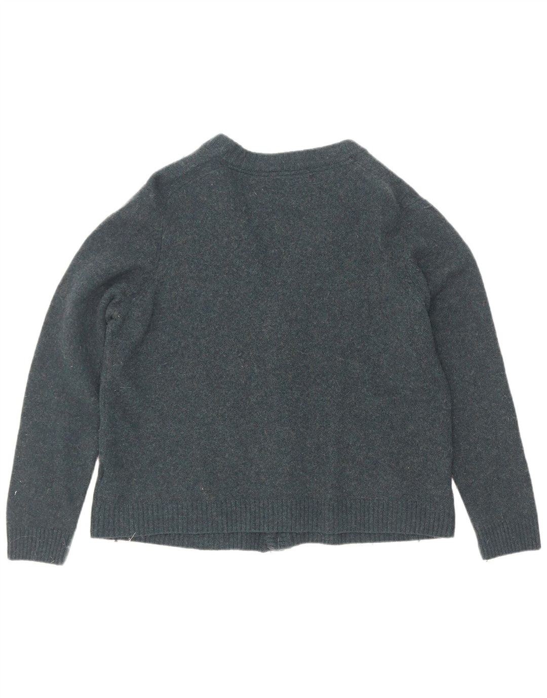 Marks & Spencer Suéter tipo cárdigan para hombre 2XL Lana azul