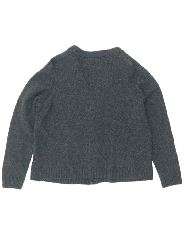 Marks & Spencer Suéter tipo cárdigan para hombre 2XL Lana azul